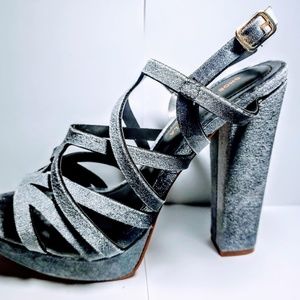 Shoe republic LA velvet heels